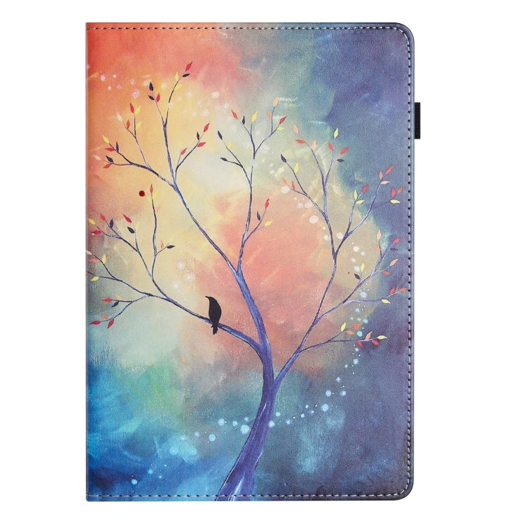 For Amazon Kindle Fire HD 8 2020 2022 Sewing Litchi Texture Smart Leather Tablet Case(Oil Painting Tree) - Amazon by PMC TechLife | Online Shopping South Africa | PMC TechLife | Buy Now Pay Later Mobicred