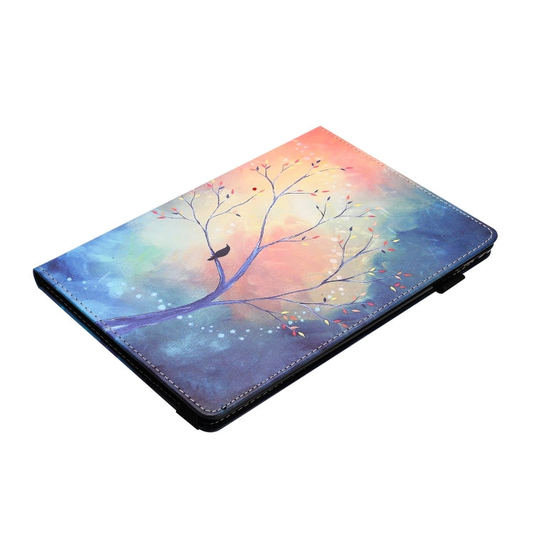For Amazon Kindle Fire HD 8 2020 2022 Sewing Litchi Texture Smart Leather Tablet Case(Oil Painting Tree) - Amazon by PMC TechLife | Online Shopping South Africa | PMC TechLife | Buy Now Pay Later Mobicred