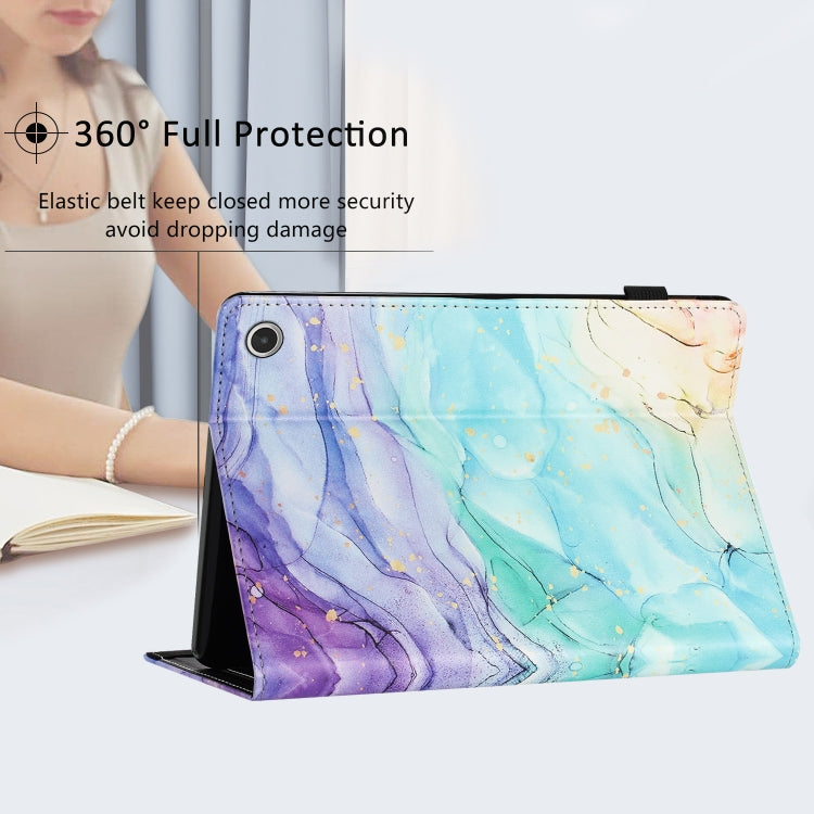 For Amazon Kindle Fire HD 10 2021 Sewing Litchi Texture Smart Leather Tablet Case(Oil Painting) - Amazon by PMC TechLife | Online Shopping South Africa | PMC TechLife | Buy Now Pay Later Mobicred