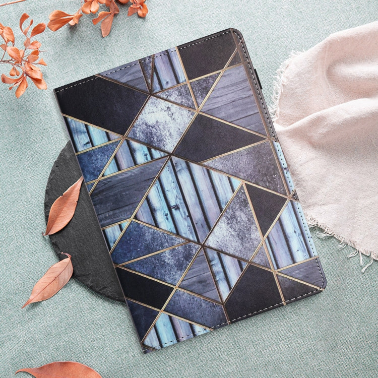 For Amazon Kindle Fire HD 10 2021 Sewing Litchi Texture Smart Leather Tablet Case(Marble) - Amazon by PMC TechLife | Online Shopping South Africa | PMC TechLife | Buy Now Pay Later Mobicred