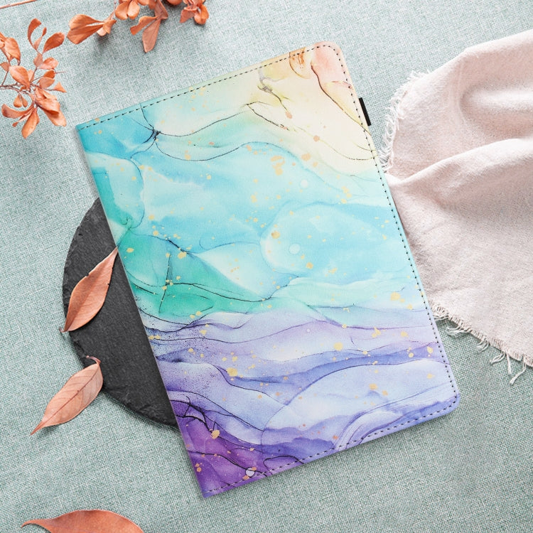 For Amazon Kindle Fire Max 11 2023 Sewing Litchi Texture Smart Leather Tablet Case(Oil Painting) - free shipping - PMC TechLife - Order now!