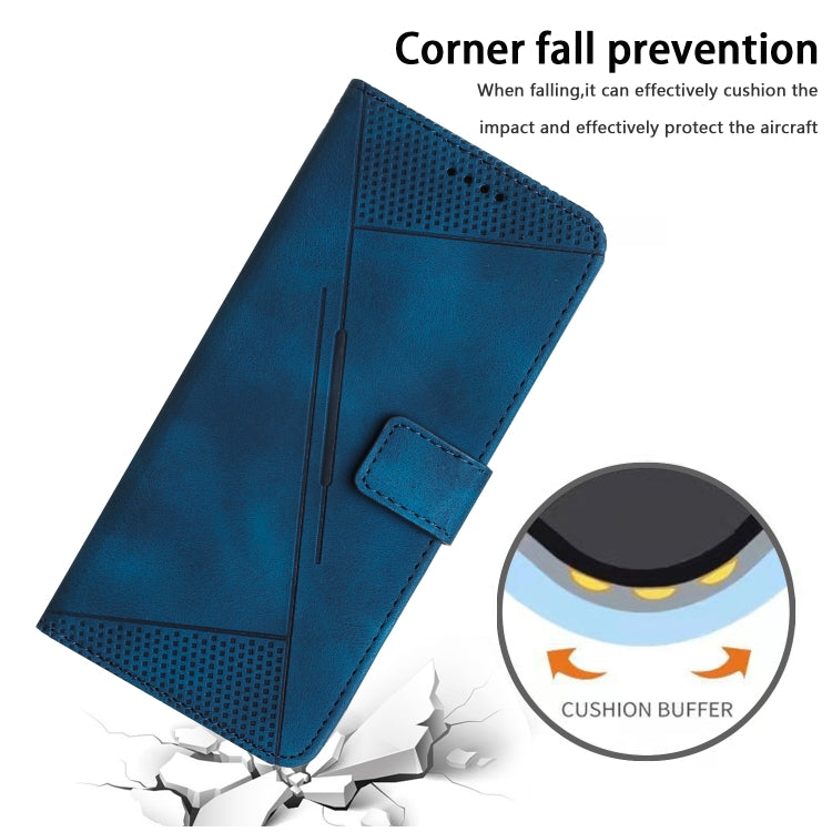 For vivo Y100 IDN Dream Triangle Leather Phone Case with Lanyard(Blue) - vivo Cases by PMC TechLife | Online Shopping South Africa | PMC TechLife | Buy Now Pay Later Mobicred