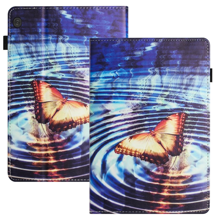 For Lenovo Tab M10 Sewing Litchi Texture Smart Leather Tablet Case(Butterfly) - Lenovo by PMC TechLife | Online Shopping South Africa | PMC TechLife | Buy Now Pay Later Mobicred