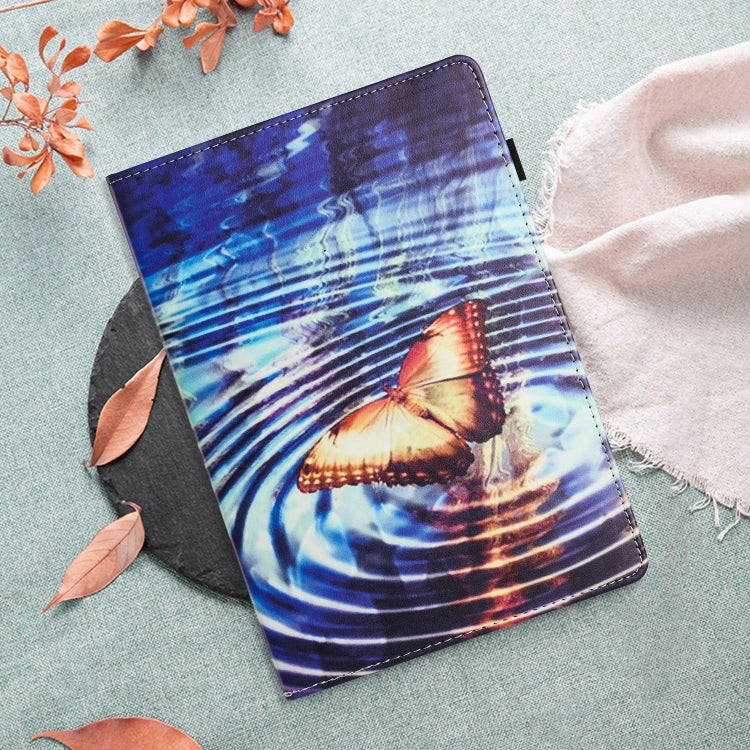 For Lenovo Tab M10 Sewing Litchi Texture Smart Leather Tablet Case(Butterfly) - Lenovo by PMC TechLife | Online Shopping South Africa | PMC TechLife | Buy Now Pay Later Mobicred