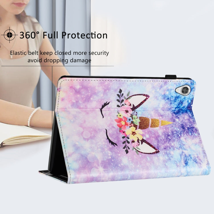 For Lenovo Tab M10 HD Gen 2 Sewing Litchi Texture Smart Leather Tablet Case(Smiling Face) - Lenovo by PMC TechLife | Online Shopping South Africa | PMC TechLife | Buy Now Pay Later Mobicred