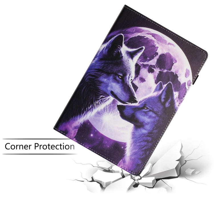 For Lenovo M10 Plus Sewing Litchi Texture Smart Leather Tablet Case(Wolf) - free shipping - PMC TechLife - Order now!