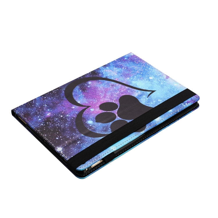 For Lenovo Tab M10 Plus 3rd Gen Sewing Litchi Texture Smart Leather Tablet Case(Footprint) - Lenovo by PMC TechLife | Online Shopping South Africa | PMC TechLife | Buy Now Pay Later Mobicred