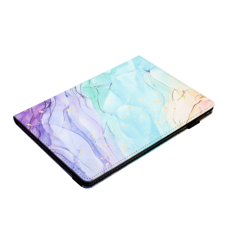 For Lenovo Tab M10 Plus 3rd Gen Sewing Litchi Texture Smart Leather Tablet Case(Oil Painting) - Lenovo by PMC TechLife | Online Shopping South Africa | PMC TechLife | Buy Now Pay Later Mobicred
