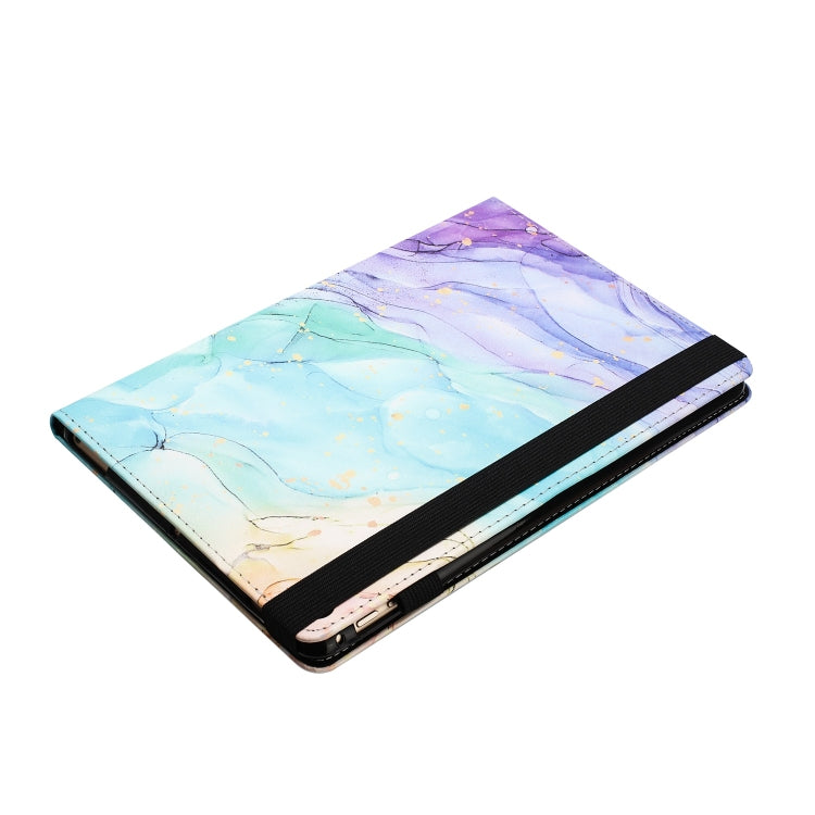 For Lenovo Tab M10 Plus 3rd Gen Sewing Litchi Texture Smart Leather Tablet Case(Oil Painting) - Lenovo by PMC TechLife | Online Shopping South Africa | PMC TechLife | Buy Now Pay Later Mobicred