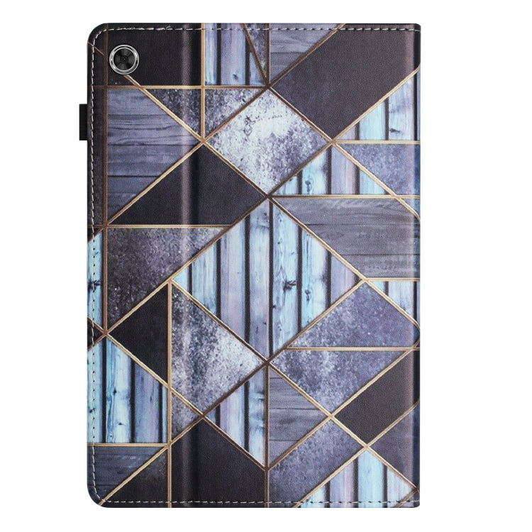 For Lenovo Tab M10 Plus 3rd Gen Sewing Litchi Texture Smart Leather Tablet Case(Marble) - Lenovo by PMC TechLife | Online Shopping South Africa | PMC TechLife | Buy Now Pay Later Mobicred