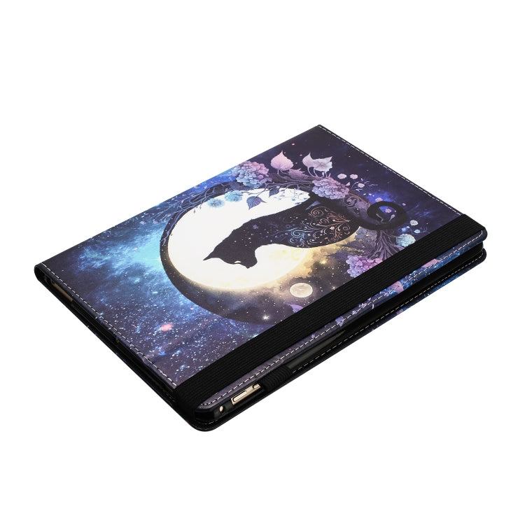 For Lenovo Tab P11 Sewing Litchi Texture Smart Leather Tablet Case(Cat) - Lenovo by PMC TechLife | Online Shopping South Africa | PMC TechLife | Buy Now Pay Later Mobicred