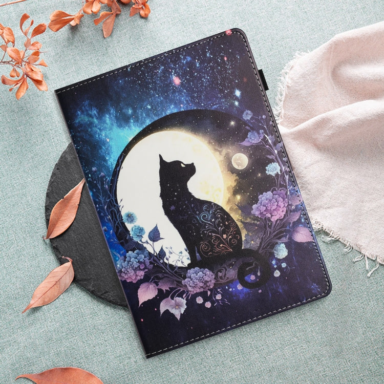 For Lenovo Tab P11 Sewing Litchi Texture Smart Leather Tablet Case(Cat) - Lenovo by PMC TechLife | Online Shopping South Africa | PMC TechLife | Buy Now Pay Later Mobicred