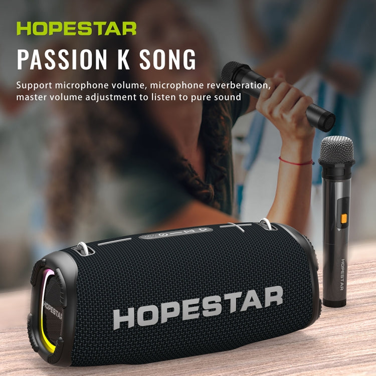 HOPESTAR A6 Max IPX6 Waterproof Outdoor Portable Bluetooth Speaker(Blue) - Desktop Speaker by HOPESTAR | Online Shopping South Africa | PMC Jewellery | Buy Now Pay Later Mobicred