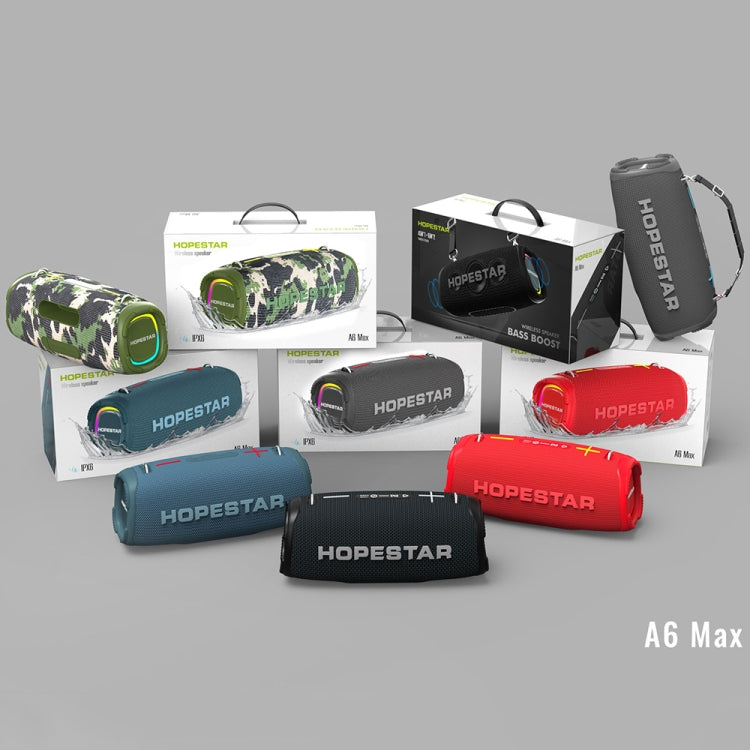 HOPESTAR A6 Max IPX6 Waterproof Outdoor Portable Bluetooth Speaker(Grey) - Desktop Speaker by HOPESTAR | Online Shopping South Africa | PMC Jewellery | Buy Now Pay Later Mobicred