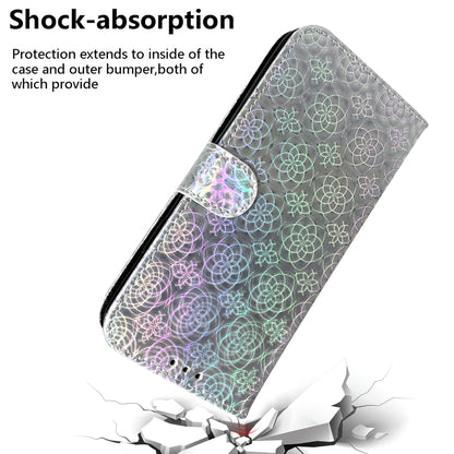 For Honor Magic6 Pro Colorful Magnetic Buckle Leather Phone Case(Silver) - Honor Cases by PMC Jewellery | Online Shopping South Africa | PMC Jewellery | Buy Now Pay Later Mobicred