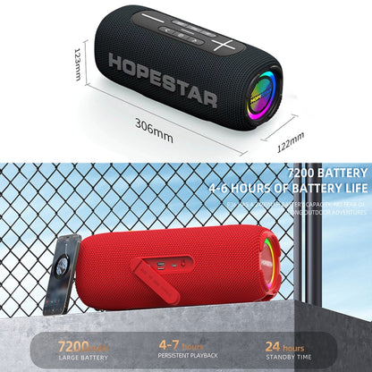 HOPESTAR P32Max 55W IPX6 Waterproof Portable Wireless Bluetooth Speaker(Red) - Desktop Speaker by HOPESTAR | Online Shopping South Africa | PMC Jewellery | Buy Now Pay Later Mobicred