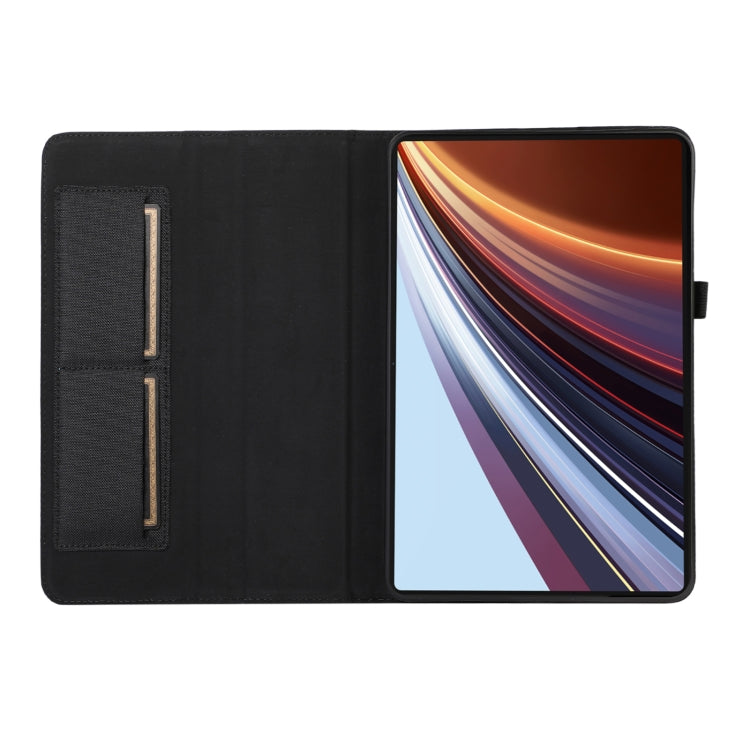 For Honor Pad GT Pro Fabric Texture Horizontal Flip Leather Tablet Case(Gray) - Honor by PMC TechLife | Online Shopping South Africa | PMC TechLife | Buy Now Pay Later Mobicred