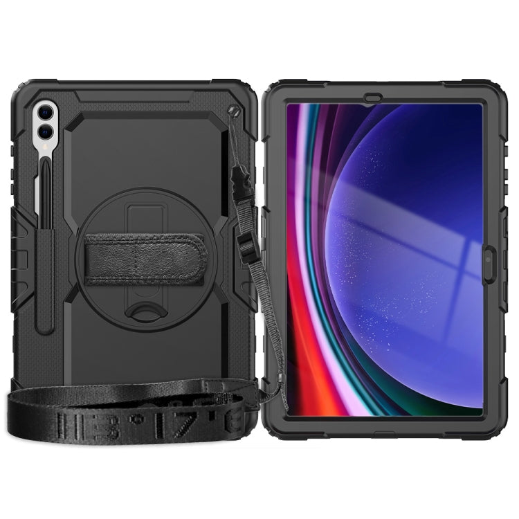 For Samsung Galaxy Tab S10+ / S9+ / S9 FE+ Silicone + PC Tablet Case(Black) - Galaxy Tab S9+ Cases by PMC Jewellery | Online Shopping South Africa | PMC Jewellery | Buy Now Pay Later Mobicred