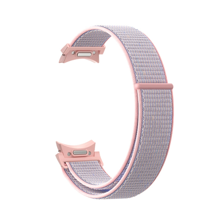 For Samsung Galaxy Watch 6 Woven Nylon Loop Watch Band(Powder Sand) - Watch Bands by PMC TechLife | Online Shopping South Africa | PMC TechLife
