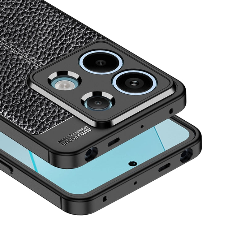 For Xiaomi Redmi Note 13 Pro Litchi Texture Shockproof TPU Phone Case(Blue) - free shipping - PMC TechLife - Order now!