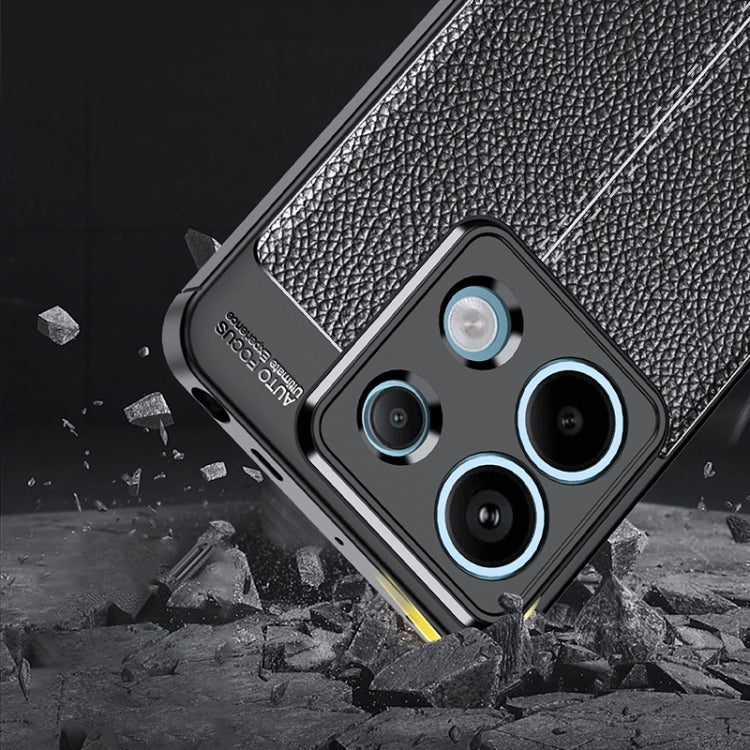 For Xiaomi Redmi Note 13 Pro Litchi Texture Shockproof TPU Phone Case(Blue) - free shipping - PMC TechLife - Order now!