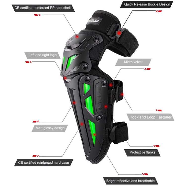 Motolsg MT-05 Motorcycle Bicycle Riding Protective Gear 4 in 1 Elbow Pads(Green) - free shipping - PMC TechLife - Order now!
