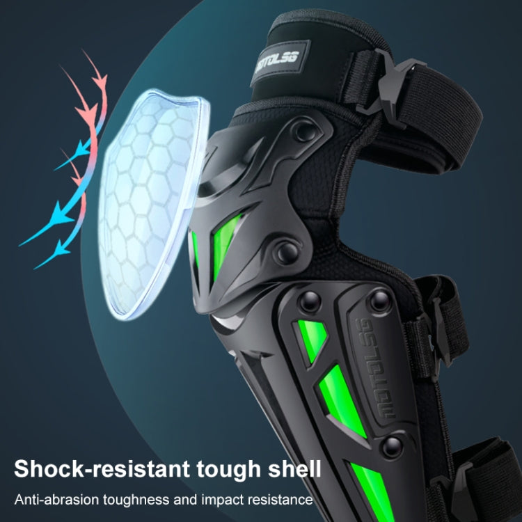 Motolsg MT-05 Motorcycle Bicycle Riding Protective Gear 2 in 1 Knee Pads(Yellow Grey) - free shipping - PMC TechLife - Order now!