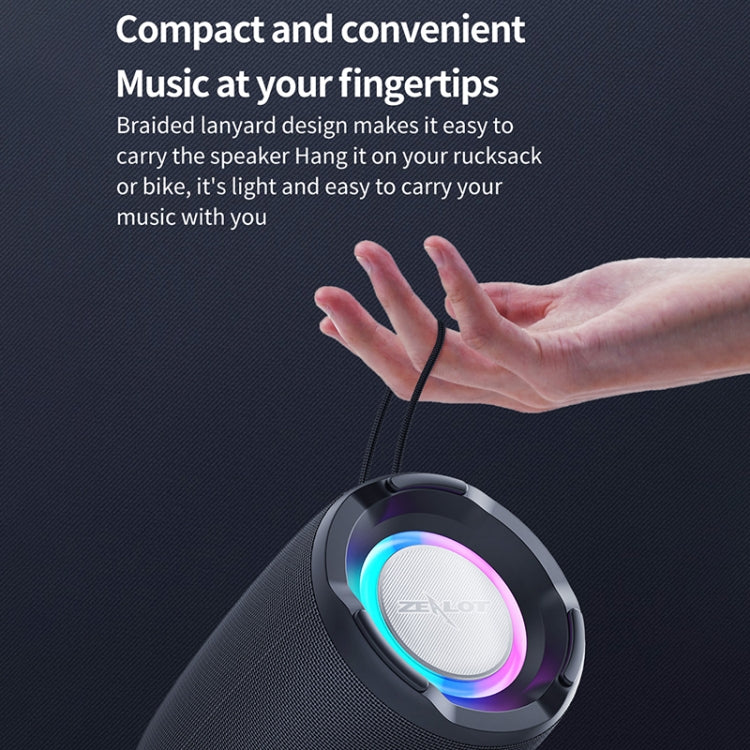 Zealot S61 IPX6 Waterproof Portable Wireless Bluetooth Speaker(Black) - free shipping - PMC Jewellery - Order now!