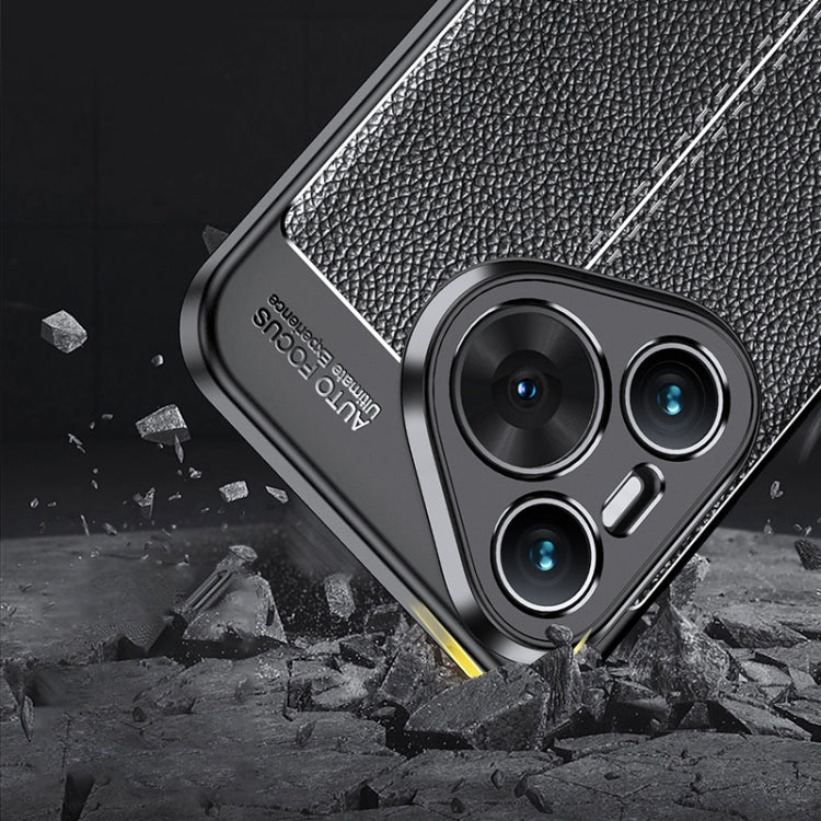 For Huawei Pura 70 Pro / 70 Pro+ Litchi Texture TPU Shockproof Phone Case(Black) - free shipping - PMC Jewellery - Order now!