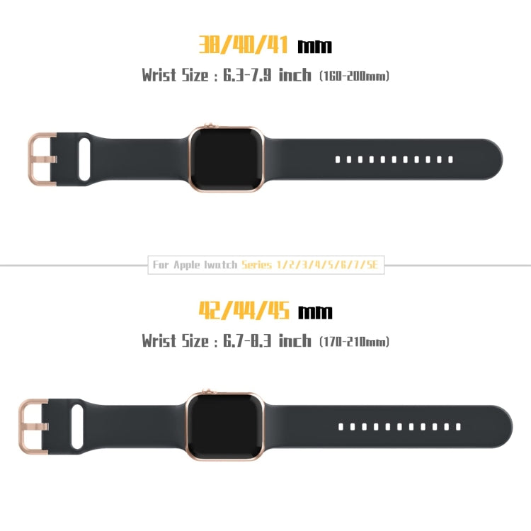For Apple Watch Series 4 44mm Pin Buckle Silicone Watch Band(Dark Grey) - free shipping - PMC TechLife - Order now!