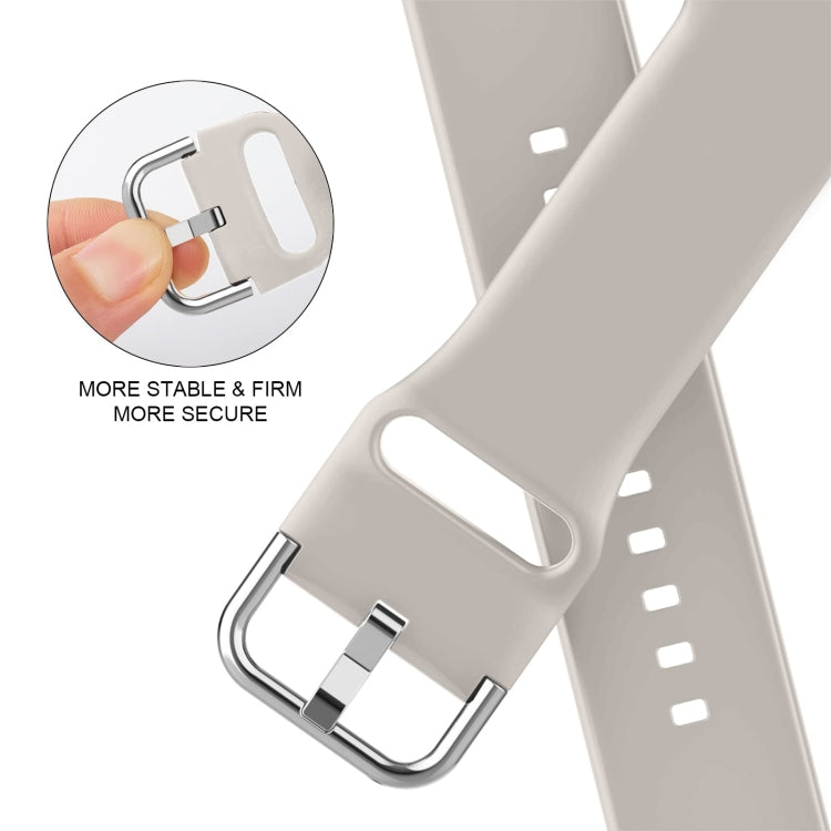 For Apple Watch Series 4 40mm Pin Buckle Silicone Watch Band(Starlight) - free shipping - PMC TechLife - Order now!