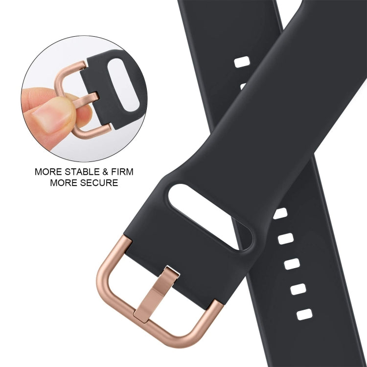 For Apple Watch Series 3 38mm Pin Buckle Silicone Watch Band(Dark Grey) - free shipping - PMC TechLife - Order now!