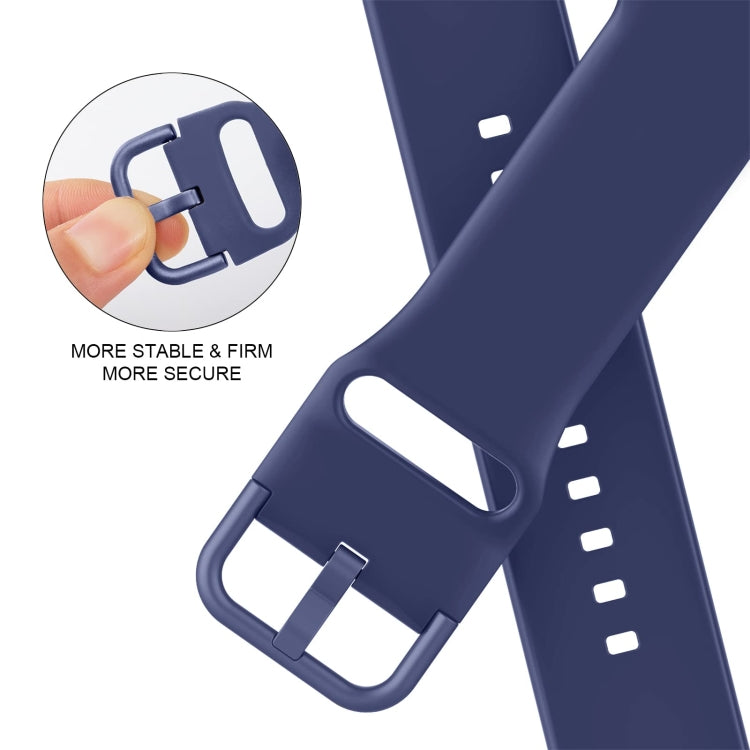 For Apple Watch 42mm Pin Buckle Silicone Watch Band(Violet Gray) - free shipping - PMC TechLife - Order now!