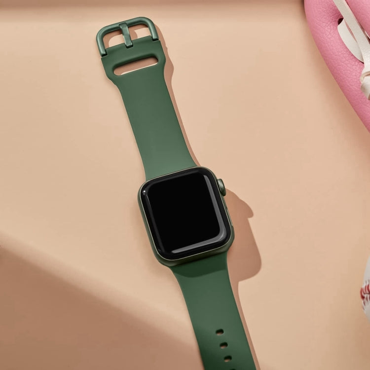 For Apple Watch Series 10 46mm Pin Buckle Silicone Watch Band(Clover) - free shipping - PMC TechLife - Order now!
