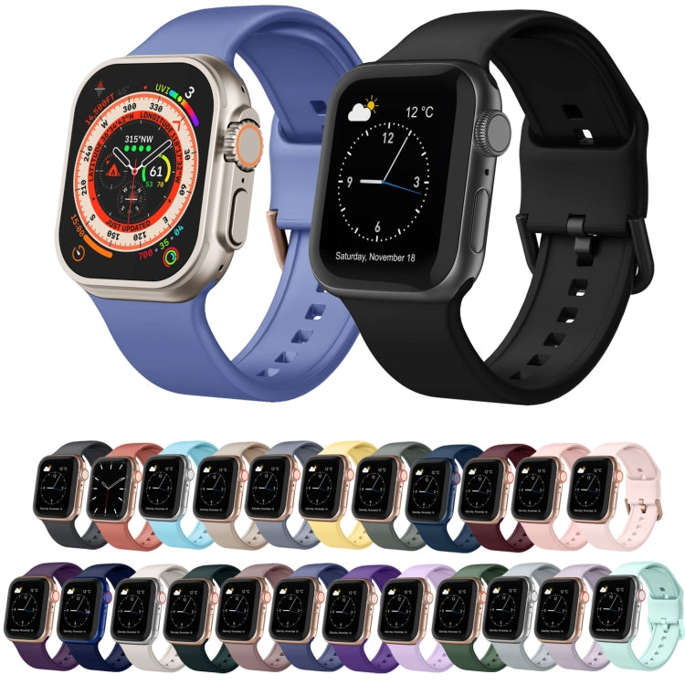 For Apple Watch 42mm Pin Buckle Silicone Watch Band(White) - free shipping - PMC TechLife - Order now!
