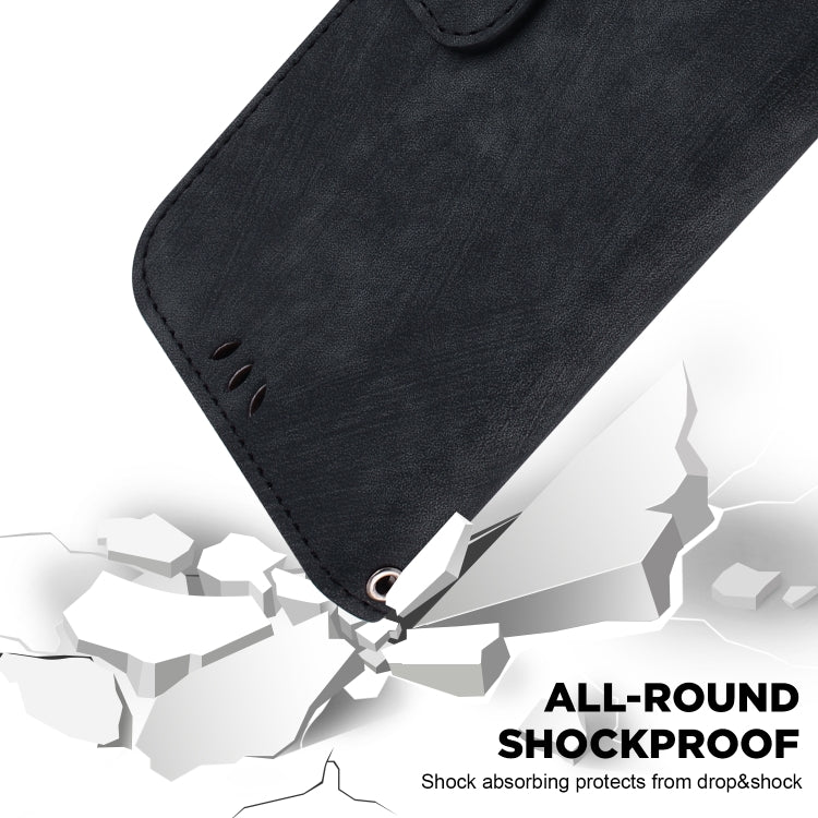 For iPhone 16e Little Tiger Embossed Leather Phone Case(Black) - free shipping - PMC TechLife - Order now!