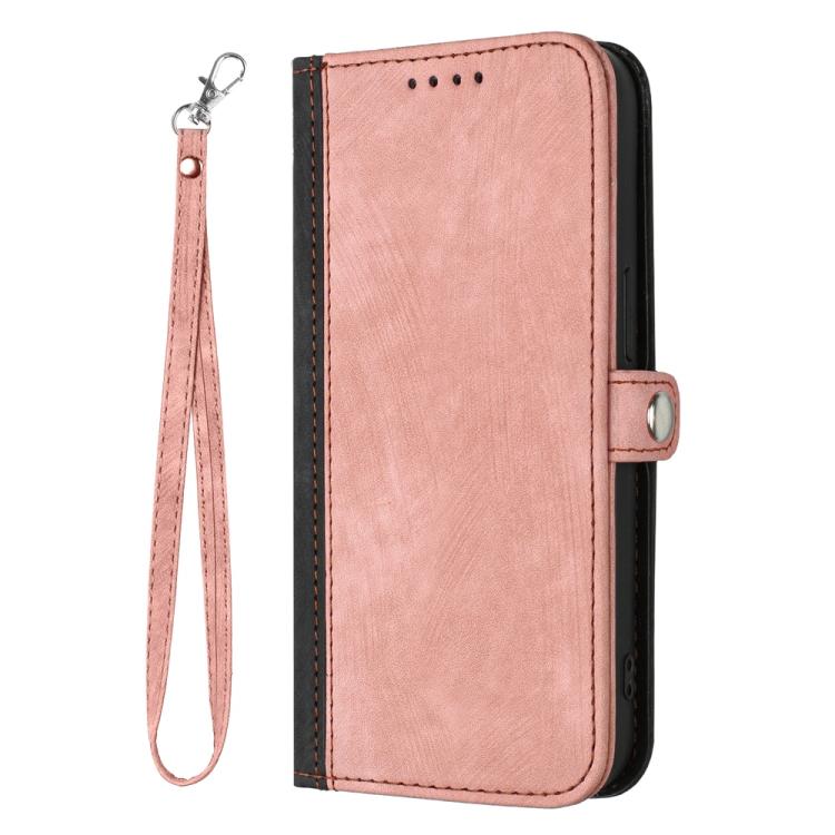 For iPhone 17 Side Buckle Double Fold Hand Strap Leather Phone Case(Pink) - free shipping - PMc TechLife - Order now!