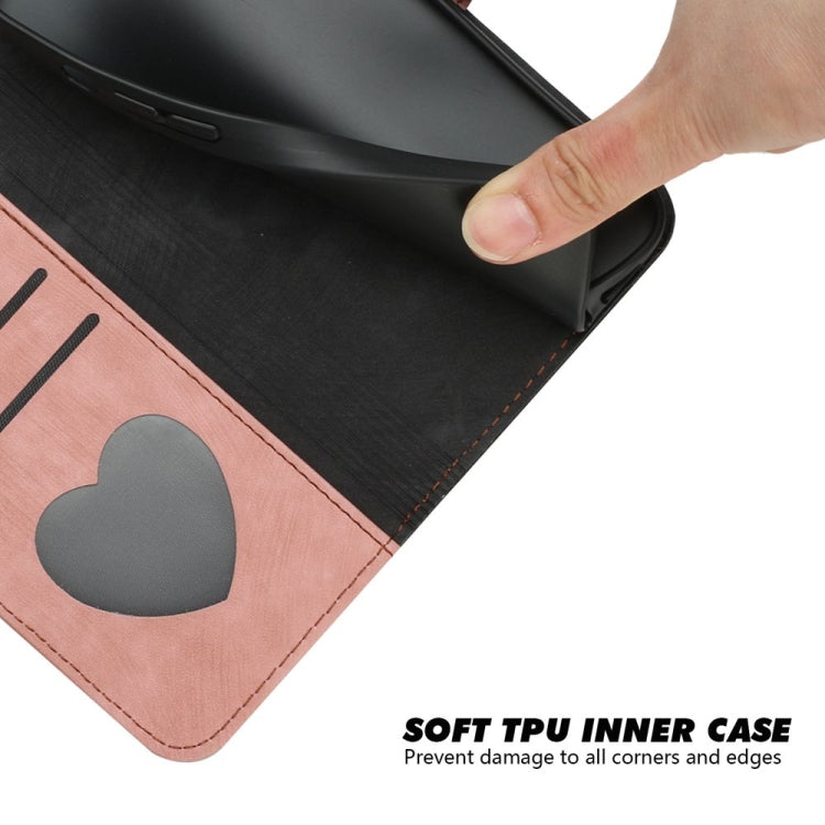 For Motorola Edge 5G 2024 Side Buckle Double Fold Hand Strap Leather Phone Case(Pink) - Motorola Cases by PMC Jewellery | Online Shopping South Africa | PMC Jewellery | Buy Now Pay Later Mobicred
