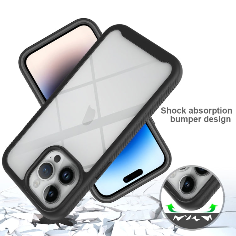 For iPhone 15 Pro Max Starry Sky Solid Color Series PC + TPU Phone Case with PET Film(Red) - iPhone 15 Pro Max Cases by PMC TechLife | Online Shopping South Africa | PMC TechLife