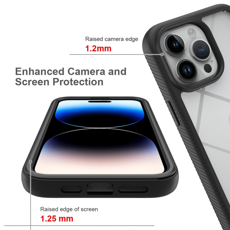 For iPhone 15 Pro Max Starry Sky Solid Color Series PC + TPU Phone Case with PET Film(Red) - iPhone 15 Pro Max Cases by PMC TechLife | Online Shopping South Africa | PMC TechLife
