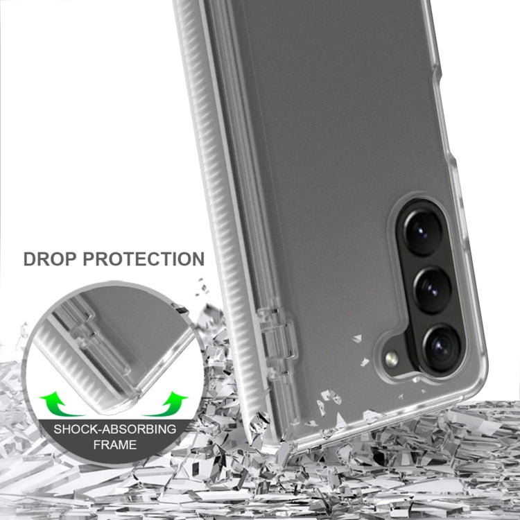 For Samsung Galaxy Z Fold5 Frosted PC+TPU Folding Phone Case with Hinge(Transparent) - Galaxy Z Fold5 Cases by PMC Jewellery | Online Shopping South Africa | PMC Jewellery | Buy Now Pay Later Mobicred