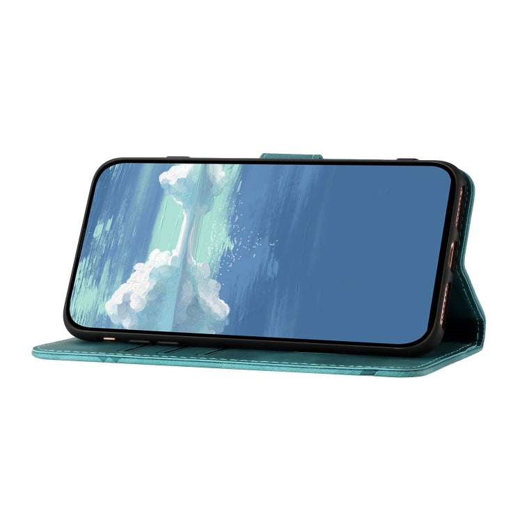 For Huawei Pura 70 Line Pattern Skin Feel Leather Phone Case(Light Blue) - Huawei Cases by PMC Jewellery | Online Shopping South Africa | PMC Jewellery | Buy Now Pay Later Mobicred
