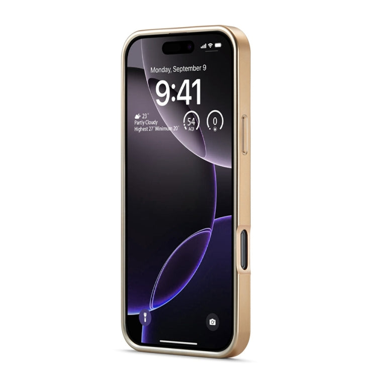 For iPhone 16 Pro Fierre Shann Python Texture Electroplating PU Phone Case(Red) - free shipping - PMC Jewellery - Order now!