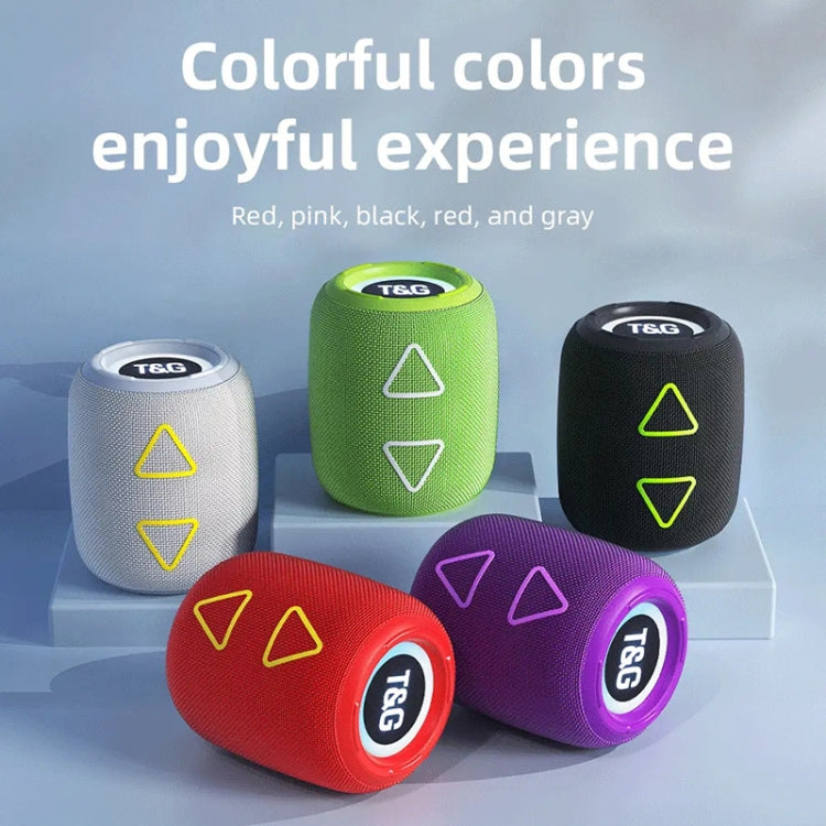 T&G TG655 Outdoor Portable TWS Wireless Bluetooth Speaker LED Light Stereo Subwoofer(Red) - free shipping - PMC Jewellery - Order now!