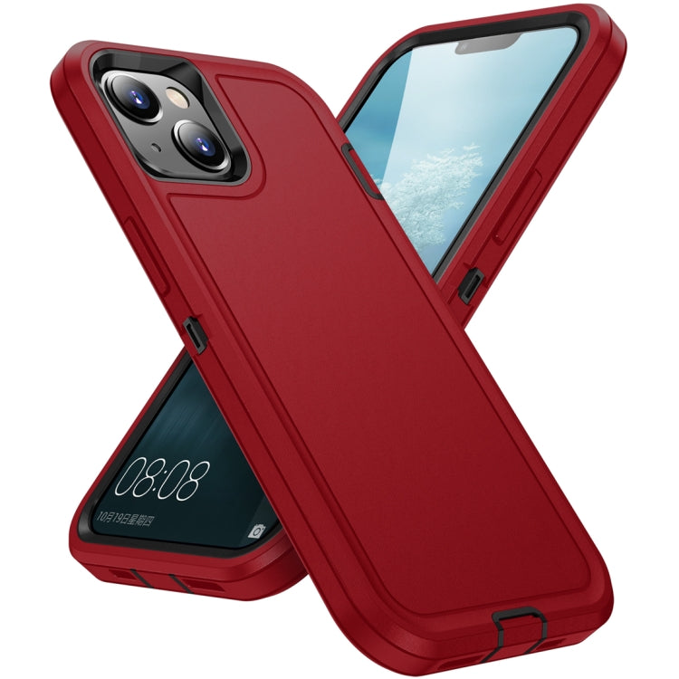 For iPhone 15 Life Waterproof Rugged Phone Case(Red + Black) - iPhone 15 Cases by PMC TechLife | Online Shopping South Africa | PMC TechLife