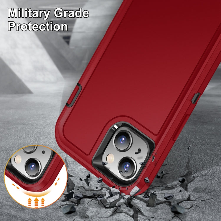 For iPhone 15 Life Waterproof Rugged Phone Case(Red + Black) - iPhone 15 Cases by PMC TechLife | Online Shopping South Africa | PMC TechLife