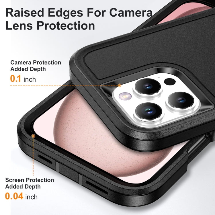 For iPhone 16 Pro Life Waterproof Rugged Phone Case(Black) - iPhone 16 Pro Cases by PMC TechLife | Online Shopping South Africa | PMC TechLife | Buy Now Pay Later Mobicred