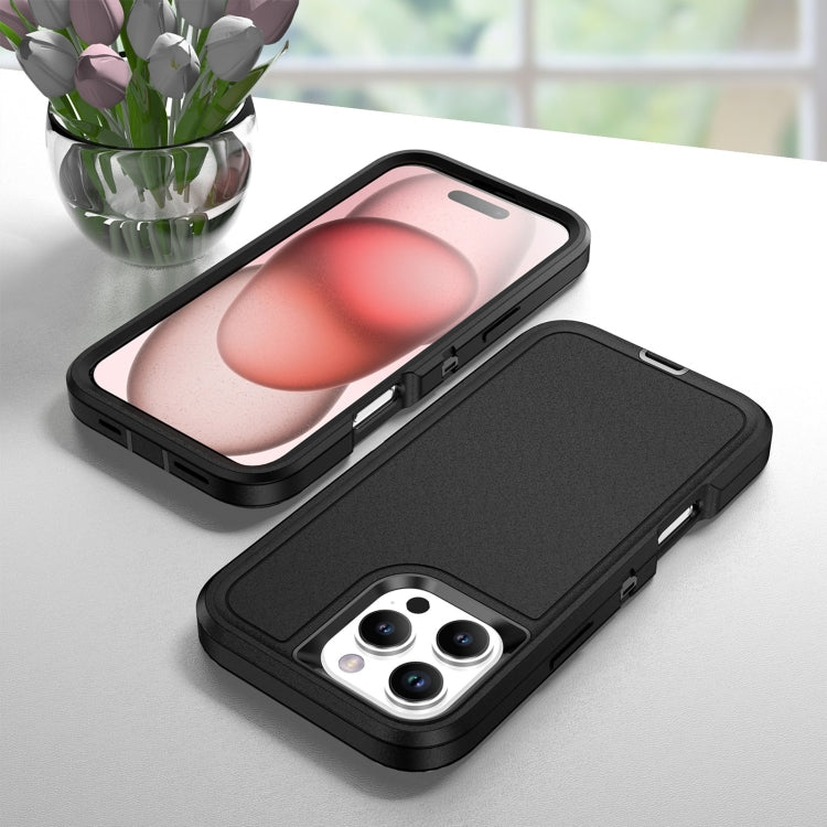 For iPhone 16 Pro Life Waterproof Rugged Phone Case(Black) - iPhone 16 Pro Cases by PMC TechLife | Online Shopping South Africa | PMC TechLife | Buy Now Pay Later Mobicred