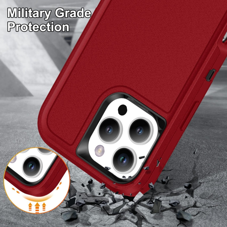 For iPhone 16 Pro Life Waterproof Rugged Phone Case(Red + Black) - iPhone 16 Pro Cases by PMC Jewellery | Online Shopping South Africa | PMC Jewellery | Buy Now Pay Later Mobicred