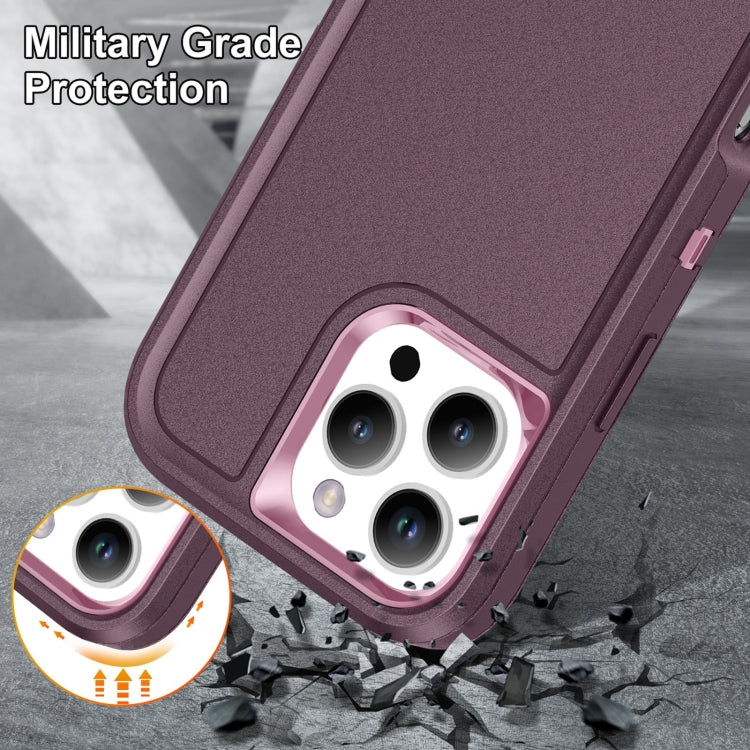 For iPhone 16 Pro Life Waterproof Rugged Phone Case(Purple + Pink) - iPhone 16 Pro Cases by PMC Jewellery | Online Shopping South Africa | PMC Jewellery | Buy Now Pay Later Mobicred